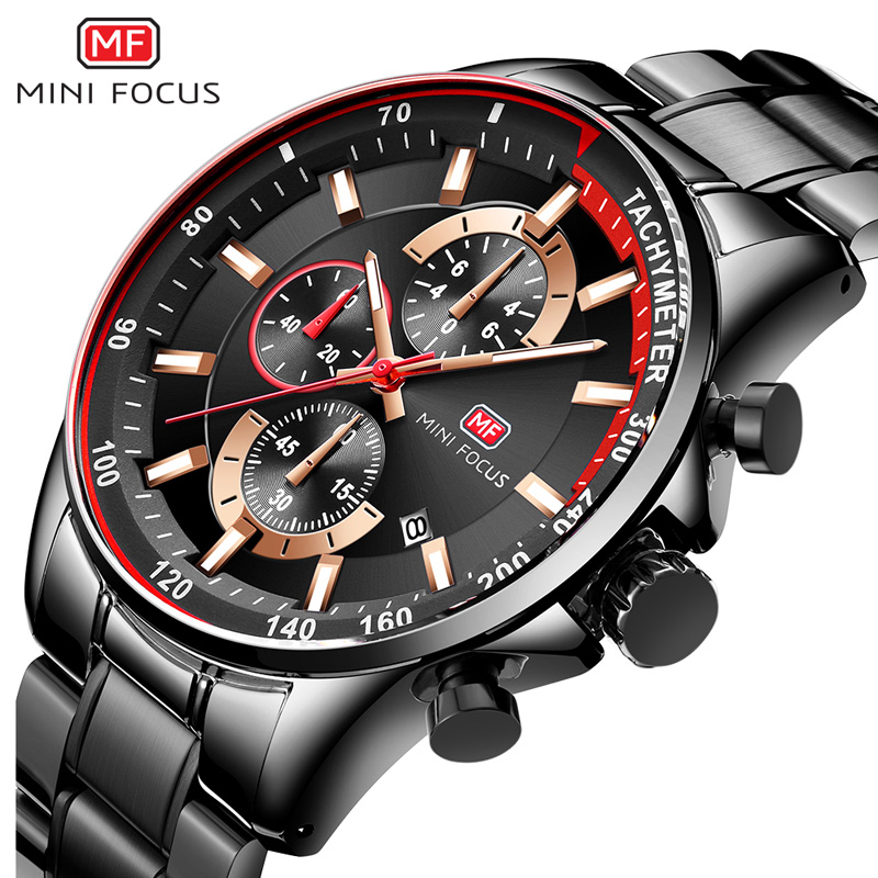 Jewelry Watches For Men - MINI FOCUS – montre-Bracelet en acier