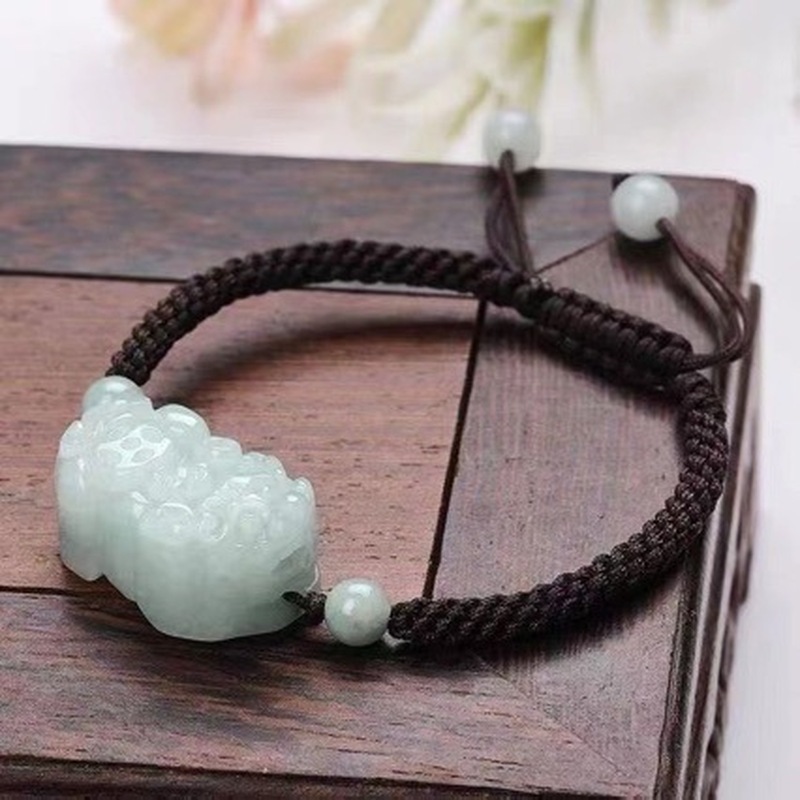 Jewelry & Watches Company - Bracelet Pixiu en jadéite naturelle de