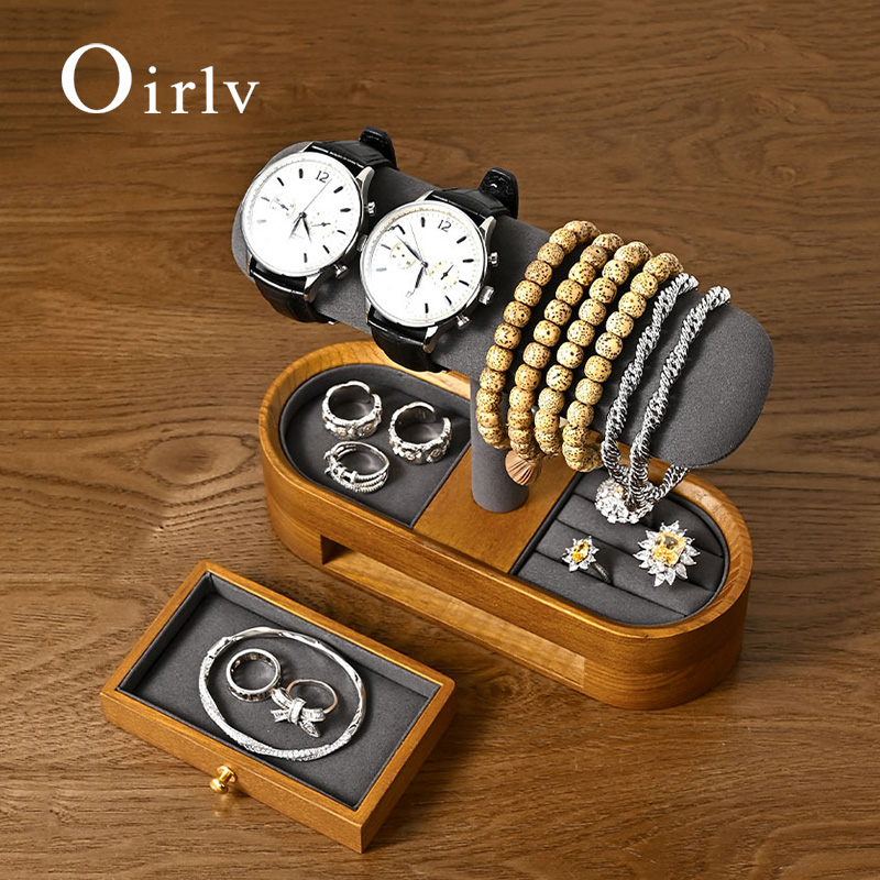 Jewelry Bracelet Watches - Oirlv organisateur de montre en bois