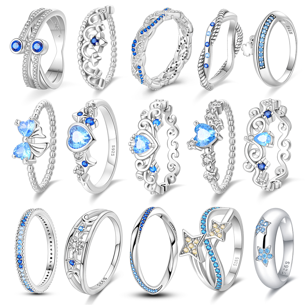 Yar Jewelry & Watches - Bague rétro en argent regardé 925