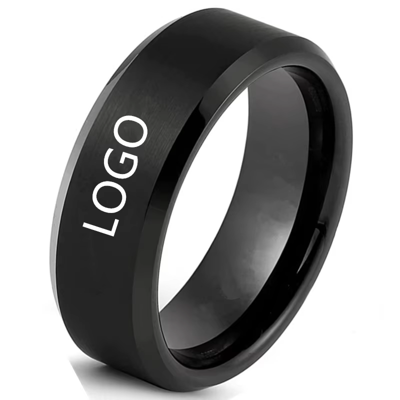 Titanium Steel Ring - Bague en titane et acier inoxydable
