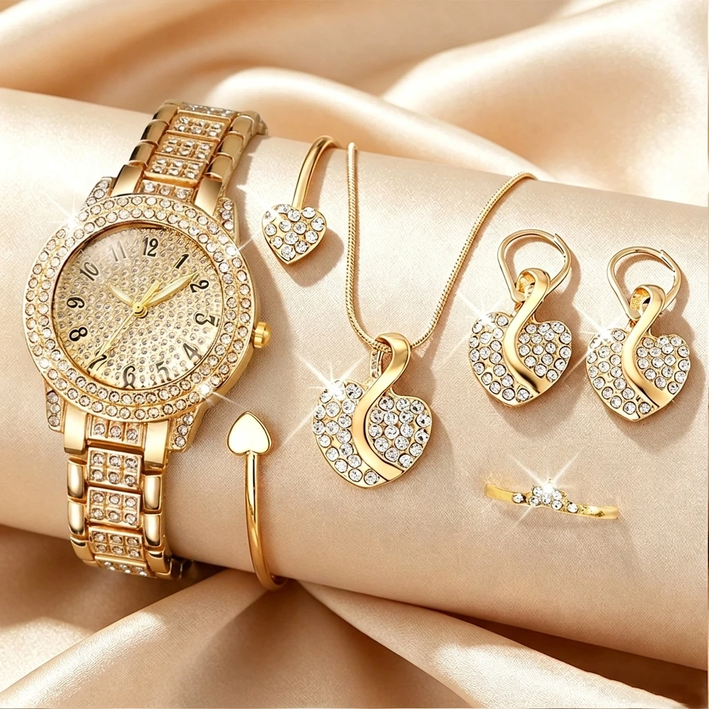 Jewelry Clasp Watches - Ensemble de 6 montres pour femmes