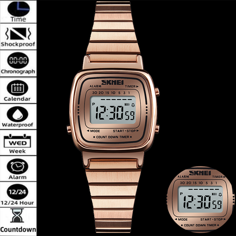 Jewelry Bracelet Watches - Skmei – montre numérique de luxe