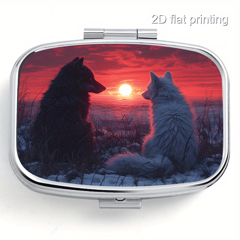 Boîte à pilules portable à mot - Wolf Jewelry & Watches Tampa Reviews avis et prix