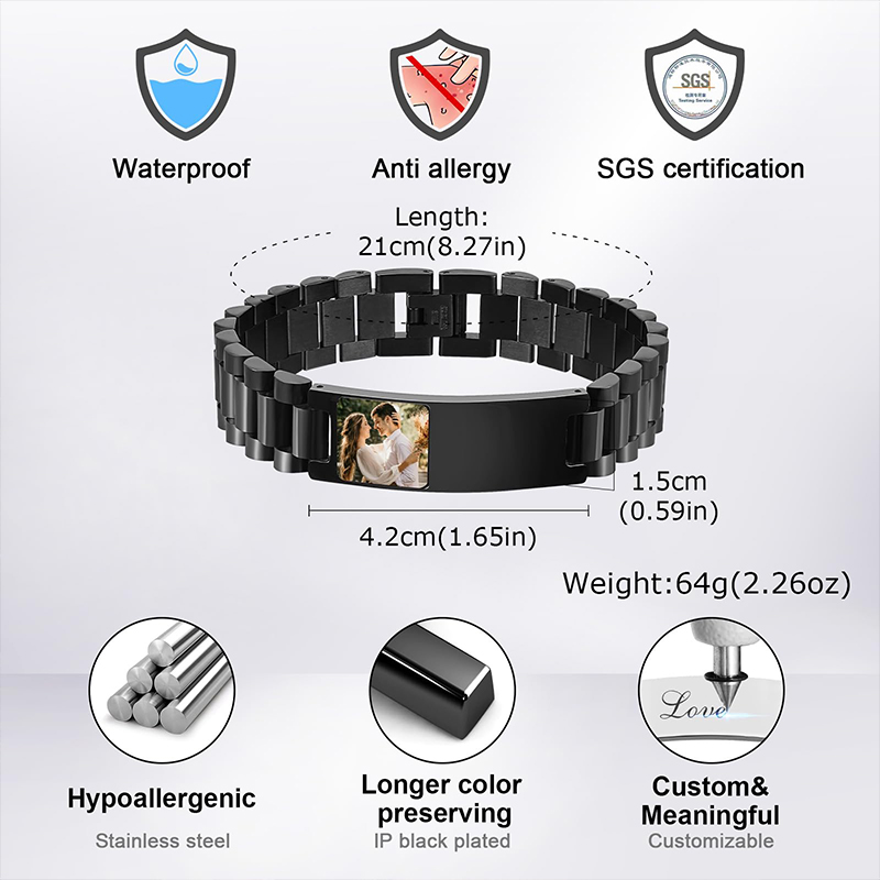 Bracelet de montre avec texte  - Jewelry Watches For Men avis et prix