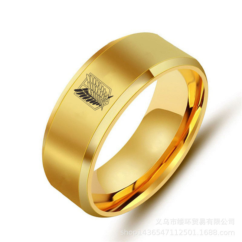 Bague Attaque des Titans pour  - Titanium Steel Ring avis et prix
