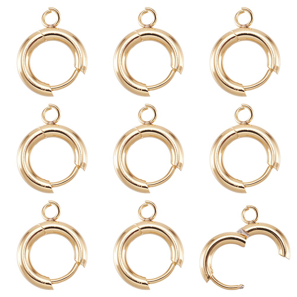 10 crochets d'oreille ronds en - Hoop Earrings avis et prix