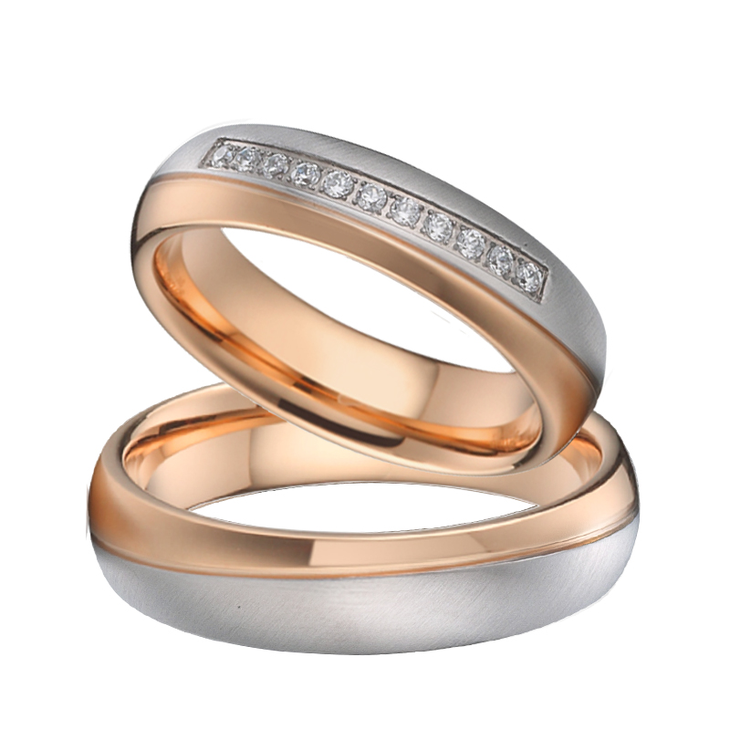 Ensemble d'anneaux de mariage  - Titanium Steel Ring avis et prix