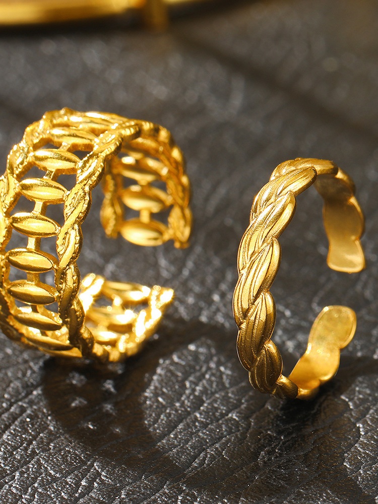 Bague ouverte en acier titane  - Titanium Steel Ring avis et prix