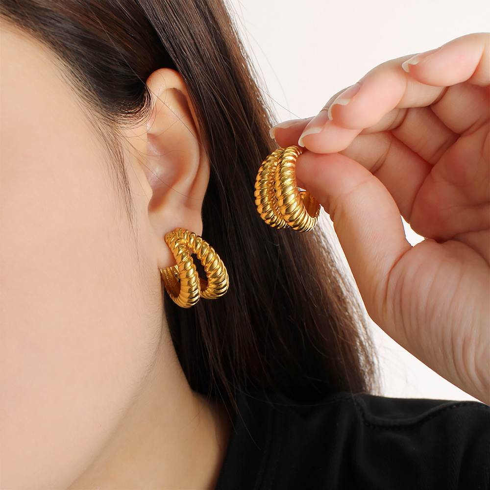 Accessoires DIY : Boucles d'or - Titanium Steel Ring avis et prix