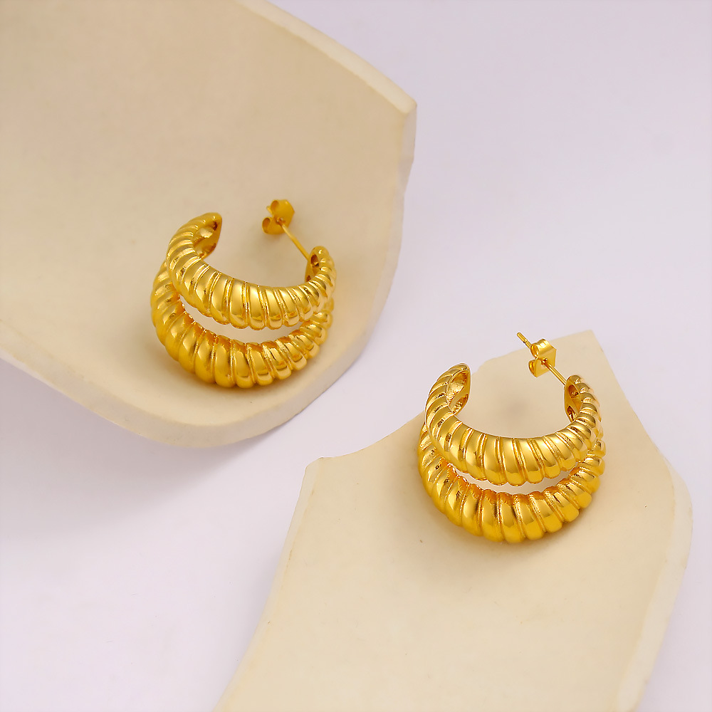 Accessoires DIY : Boucles d'or - Titanium Steel Ring avis et prix