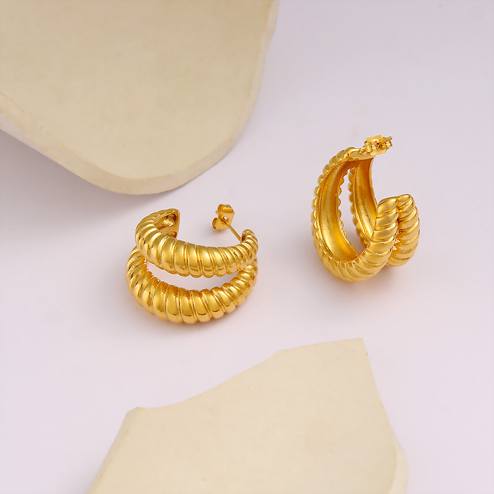 Accessoires DIY : Boucles d'or - Titanium Steel Ring avis et prix