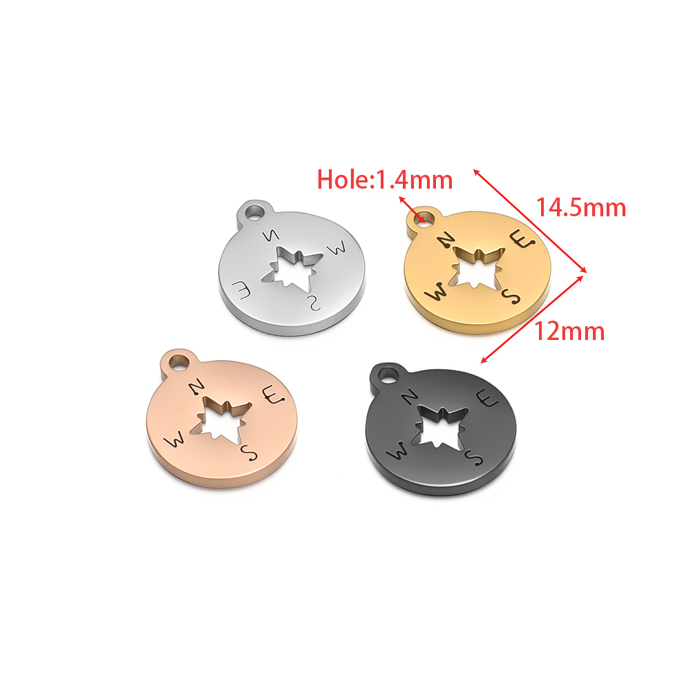 Breloques boussole creuses en  - Hoop Earrings avis et prix