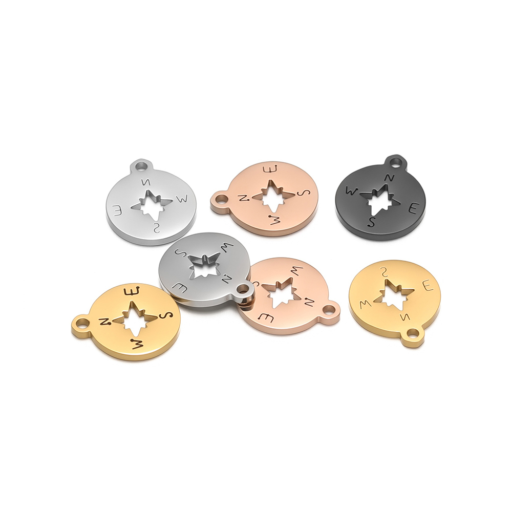 Breloques boussole creuses en  - Hoop Earrings avis et prix