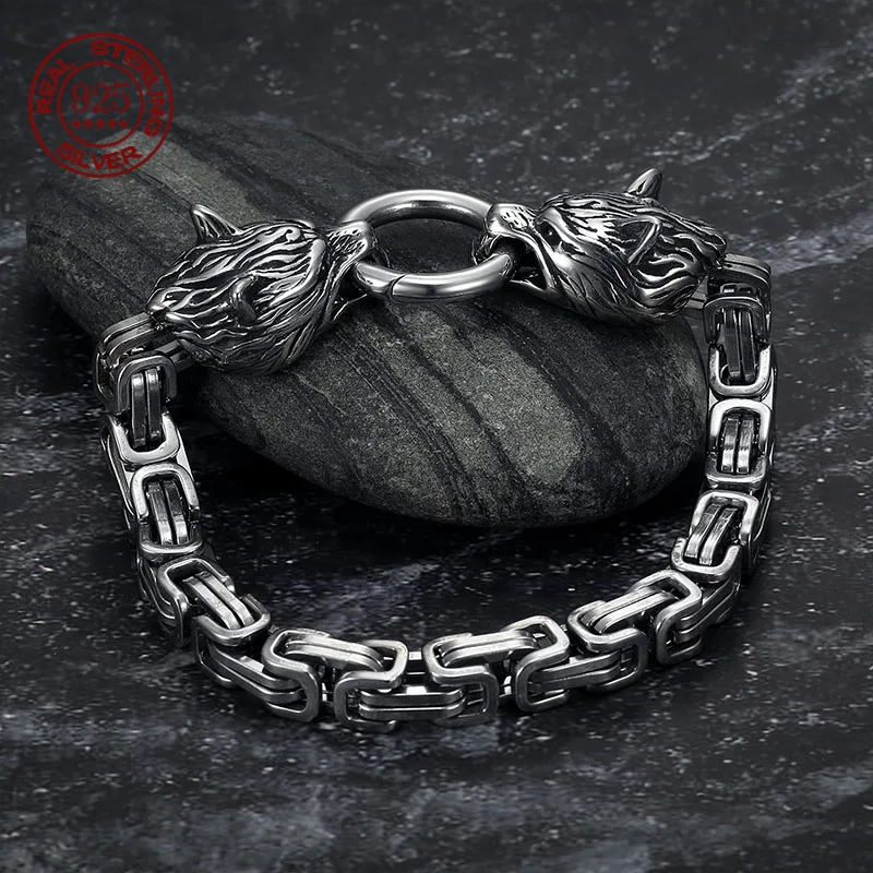 Bracelet Double tête de loup e - Wolf Jewelry & Watches Tampa Reviews avis et prix