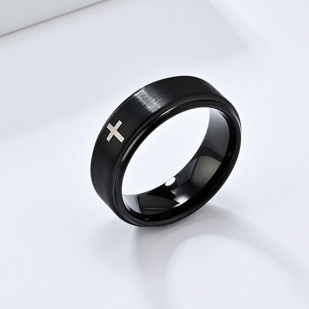 Bague rétro en titane et acier - Titanium Steel Ring avis et prix