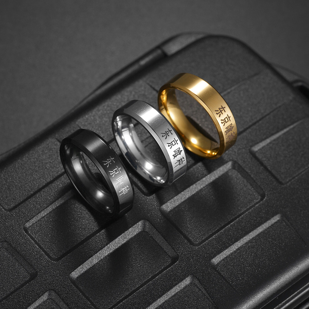 Bague en acier inoxydable pour - Titanium Steel Ring avis et prix