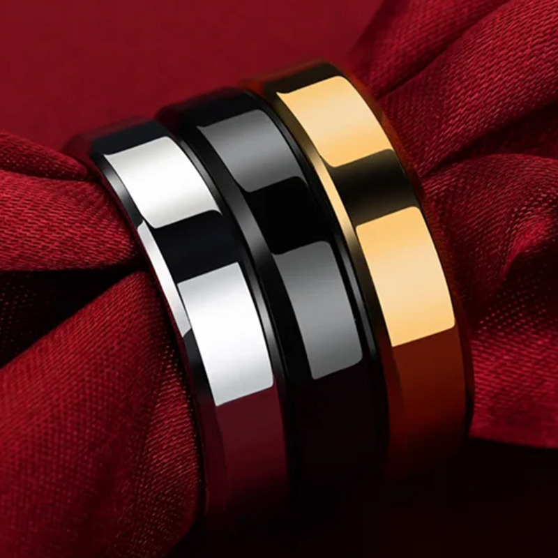Bagues Personnalisées Gravées  - Titanium Steel Ring avis et prix