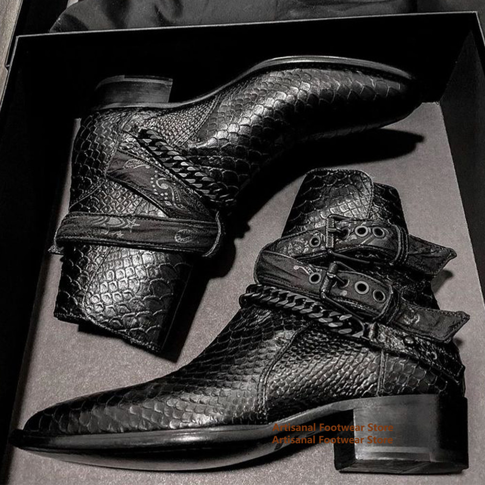 Bottes Chelsea à motif serpent - Anklet Foot Chain avis et prix